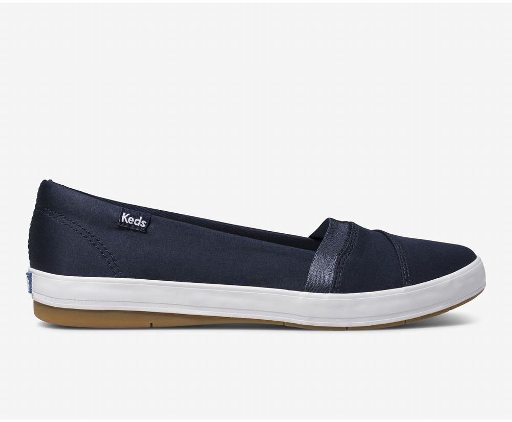 Women's Keds Carmel Comfort Shoes Navy 6978430NE - South Africa